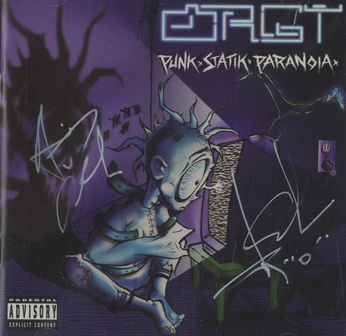 Orgy Punk Statik Paranoia - Autographed CD album (CDLP) US RGYCDPU466655
