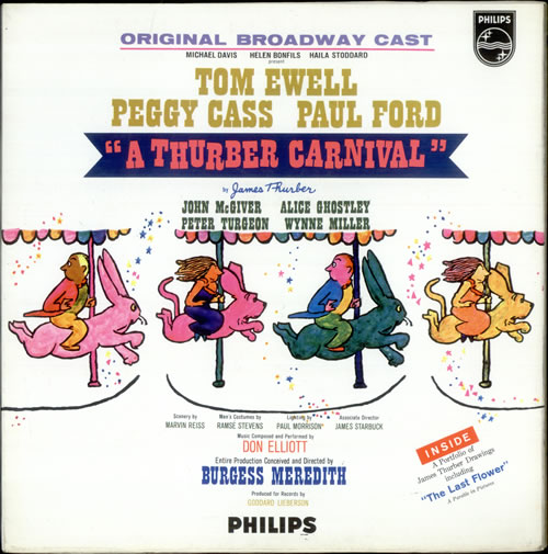 Original Cast Recording A Thurber Carnival vinyl LP album (LP record) UK 1OCLPAT521481