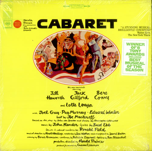Original Cast Recording Cabaret vinyl LP album (LP record) US 1OCLPCA512970