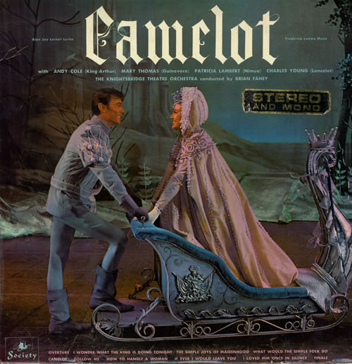 Original Cast Recording Camelot vinyl LP album (LP record) UK 1OCLPCA563709