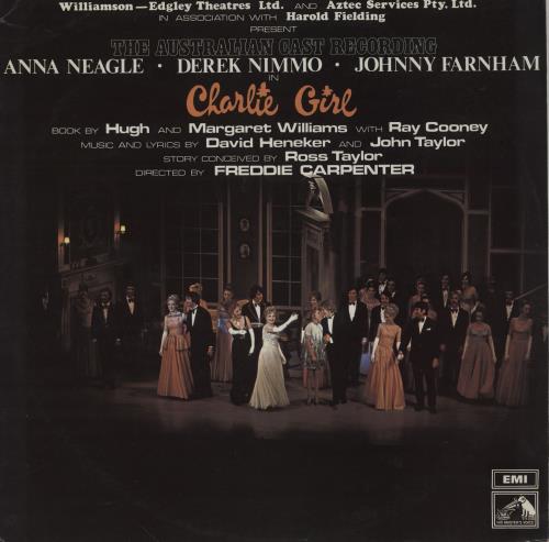 Original Cast Recording Charlie Girl vinyl LP album (LP record) Australian 1OCLPCH762002