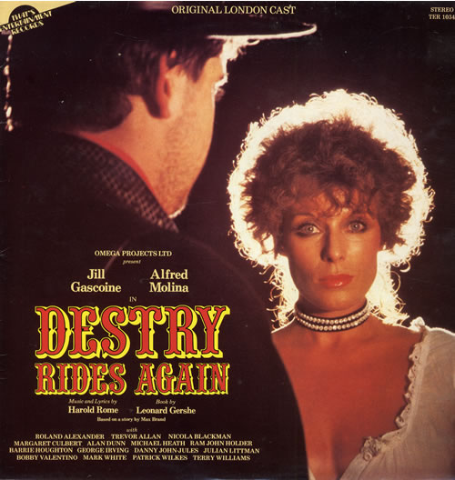 Original Cast Recording Destry Rides Again vinyl LP album (LP record) UK 1OCLPDE563727