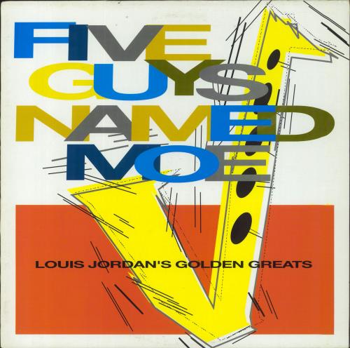 Original Cast Recording Five Guys Named Moe vinyl LP album (LP record) UK 1OCLPFI828306