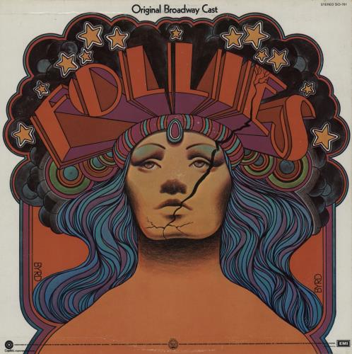 Original Cast Recording Follies + insert vinyl LP album (LP record) US 1OCLPFO761334
