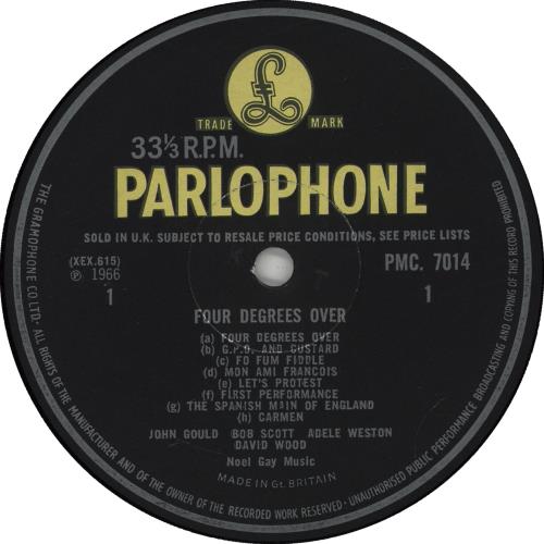 Original Cast Recording Four Degrees Over vinyl LP album (LP record) UK 1OCLPFO660290