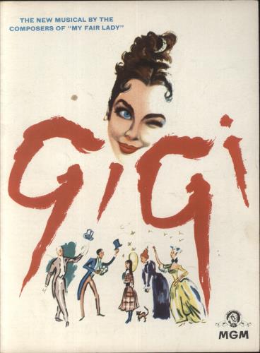 Original Cast Recording Gigi book UK 1OCBKGI851399