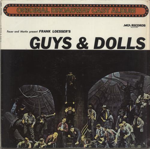 Original Cast Recording Guys & Dolls vinyl LP album (LP record) UK 1OCLPGU692777