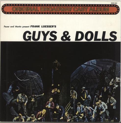 Original Cast Recording Guys And Dolls vinyl LP album (LP record) UK 1OCLPGU689080