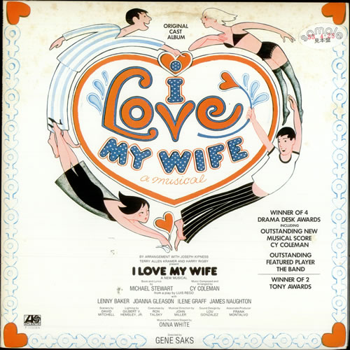 Original Cast Recording I Love My Wife vinyl LP album (LP record) Japanese 1OCLPIL514616