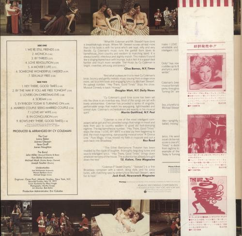 Original Cast Recording I Love My Wife vinyl LP album (LP record) Japanese 1OCLPIL873355