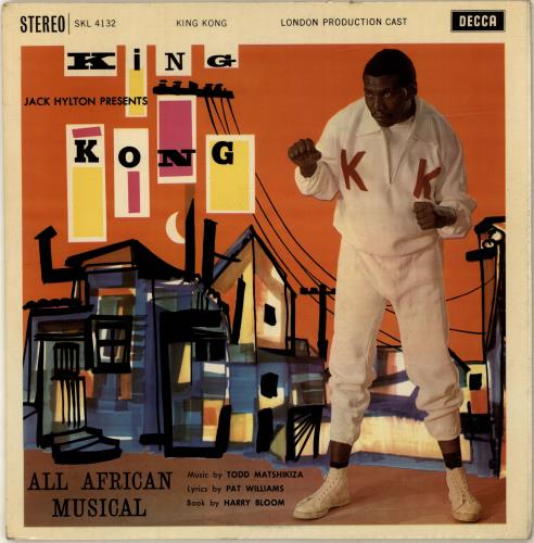 Original Cast Recording King Kong vinyl LP album (LP record) UK 1OCLPKI699189