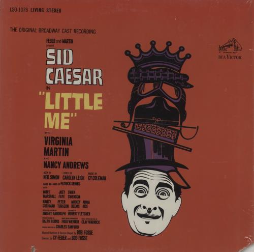 Original Cast Recording Little Me vinyl LP album (LP record) UK 1OCLPLI762046