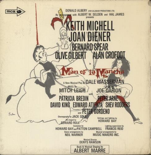 Original Cast Recording Man Of La Mancha - Original London Cast vinyl LP album (LP record) UK 1OCLPMA513011