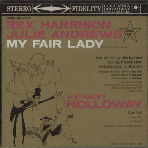 Original Cast Recording My Fair Lady CD album (CDLP) US 1OCCDMY657548