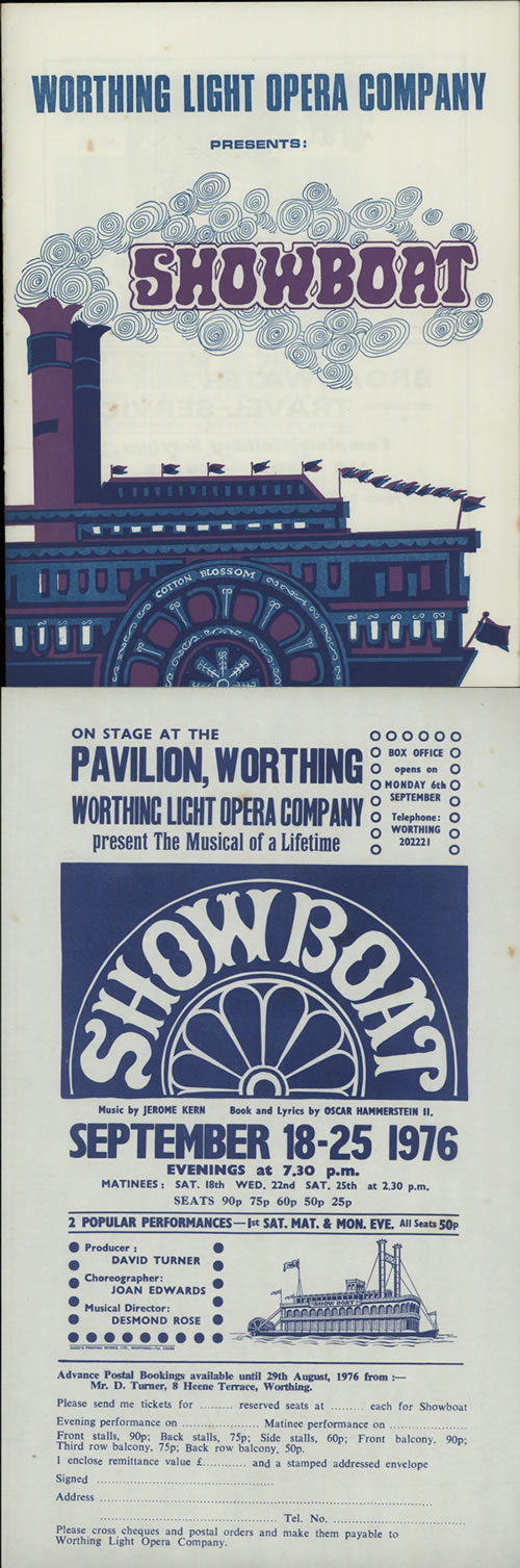 Original Cast Recording No, No, Nanette & Showboat + Programme vinyl LP album (LP record) UK 1OCLPNO642390