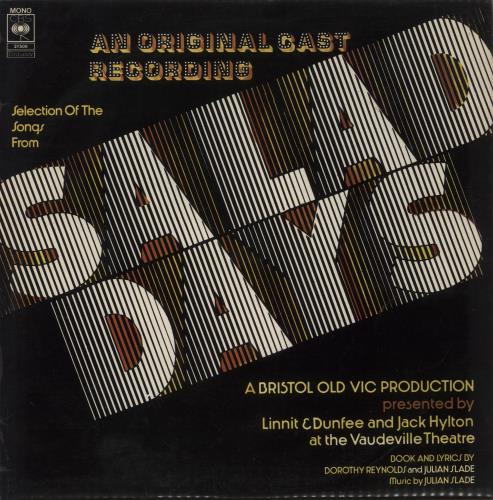 Original Cast Recording Selection Of The Songs From Salad Days vinyl LP album (LP record) UK 1OCLPSE880650