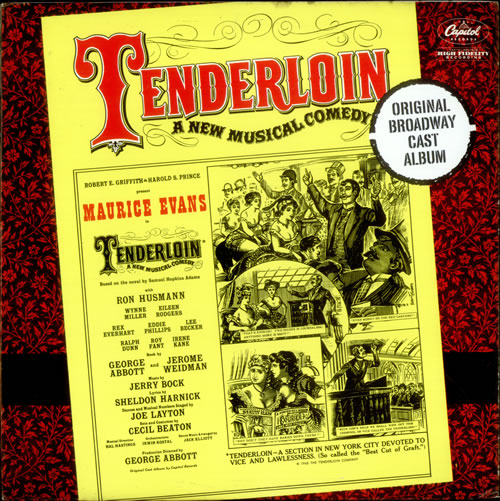 Original Cast Recording Tenderloin vinyl LP album (LP record) UK 1OCLPTE523717