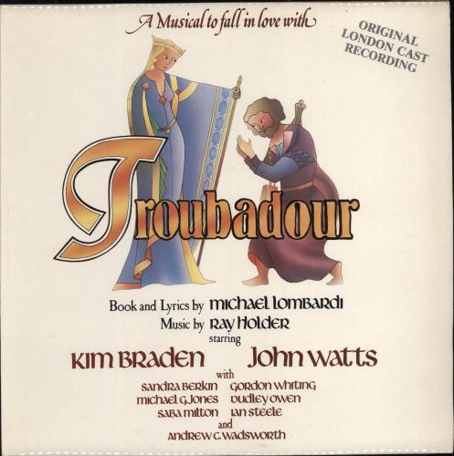 Original Cast Recording Troubadour vinyl LP album (LP record) UK 1OCLPTR779100