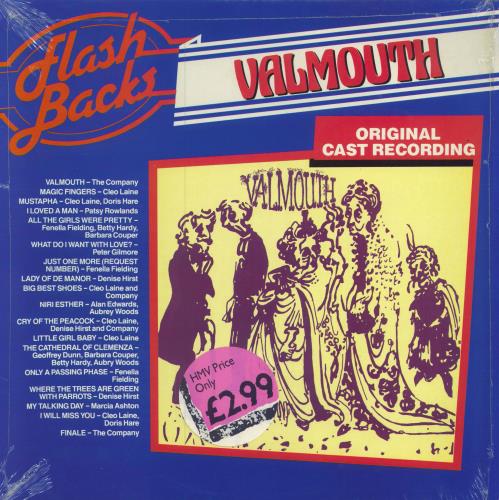 Original Cast Recording Valmouth vinyl LP album (LP record) UK 1OCLPVA787690