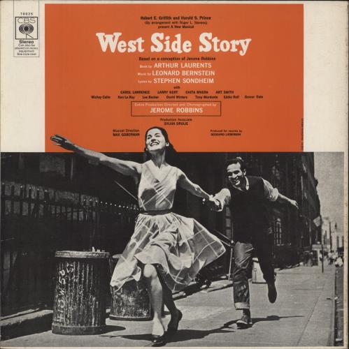 Original Cast Recording West Side Story vinyl LP album (LP record) UK 1OCLPWE880162