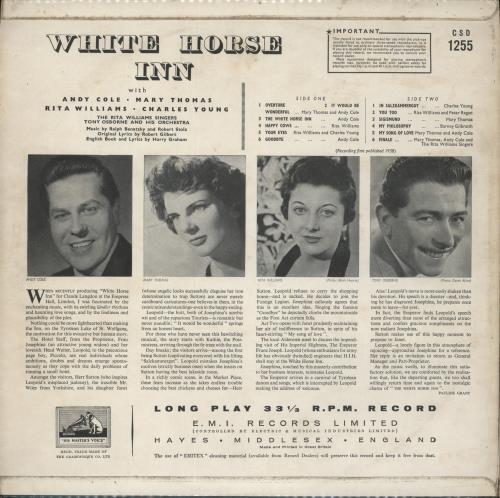 Original Cast Recording White Horse Inn vinyl LP album (LP record) UK 1OCLPWH886410