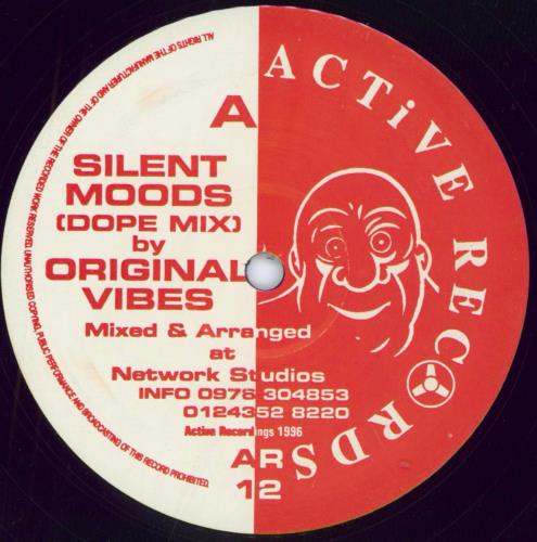Original DJ Vibes Silent Moods (Dope Mix) 12" vinyl single (12 inch record / Maxi-single) UK 40312SI791836