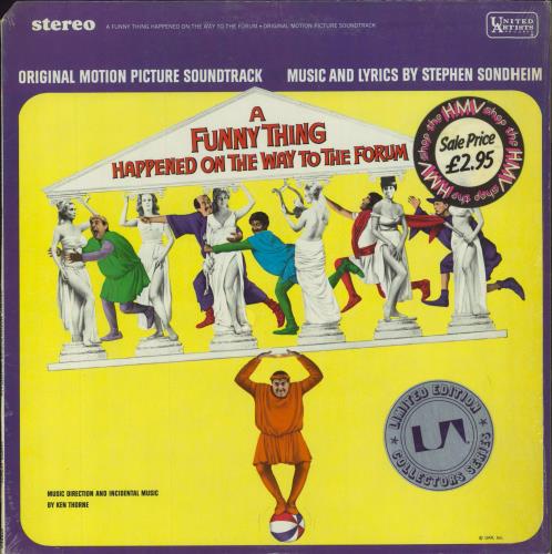 Original Soundtrack A Funny Thing Happened On The Way To The Forum vinyl LP album (LP record) US OSTLPAF796931