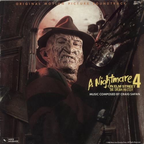 Original Soundtrack A Nightmare On Elm Street 4: The Dream Master - VG vinyl LP album (LP record) German OSTLPAN875816