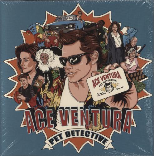 Original Soundtrack Ace Ventura: Pet Detective - Red/Yellow Split Vinyl vinyl LP album (LP record) US OSTLPAC858121
