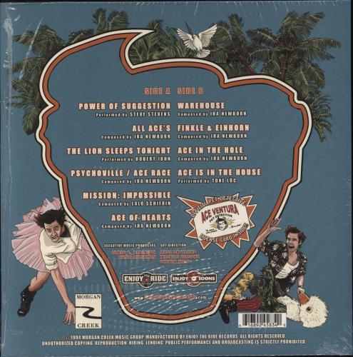 Original Soundtrack Ace Ventura: Pet Detective - Red/Yellow Split Vinyl vinyl LP album (LP record) US OSTLPAC858121