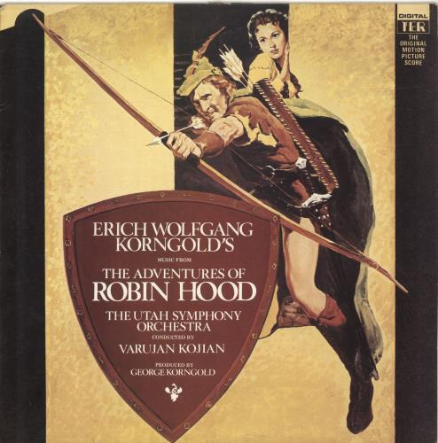 Original Soundtrack Adventures Of Robin Hood vinyl LP album (LP record) UK OSTLPAD693010