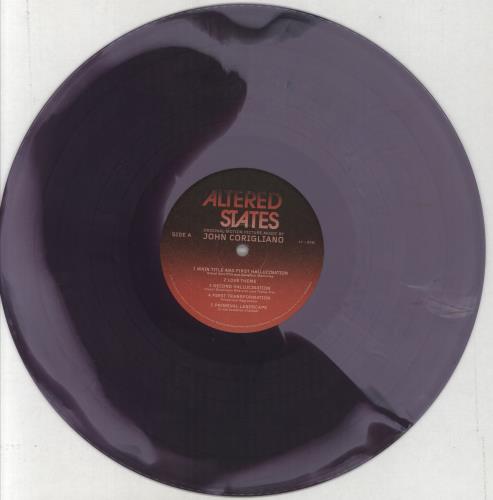 Original Soundtrack Altered States - Purple Swirl Vinyl vinyl LP album (LP record) US OSTLPAL858122