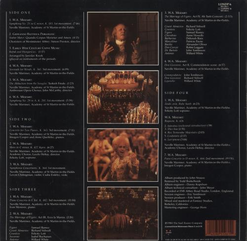 Original Soundtrack Amadeus 2-LP vinyl record set (Double LP Album) UK OST2LAM857725