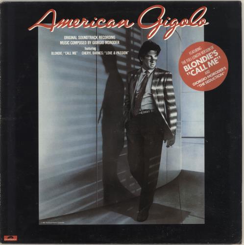 Original Soundtrack American Gigolo - Stickered Sleeve vinyl LP album (LP record) UK OSTLPAM695440
