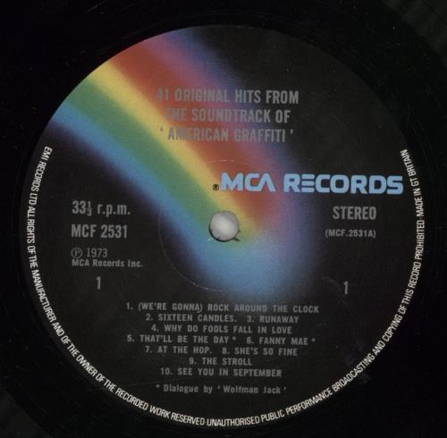 Original Soundtrack American Graffiti 2-LP vinyl record set (Double LP Album) UK OST2LAM496583