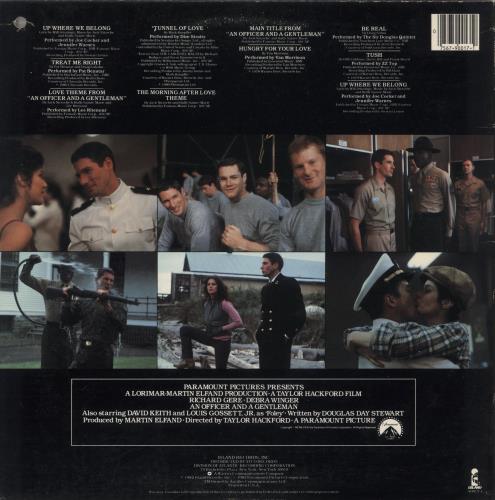 Original Soundtrack An Officer And A Gentleman vinyl LP album (LP record) US OSTLPAN878595