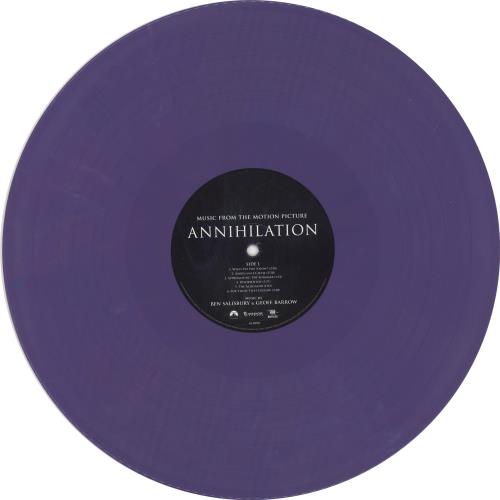 Original Soundtrack Annihilation - Purple Vinyl 2-LP vinyl record set (Double LP Album) UK OST2LAN706465