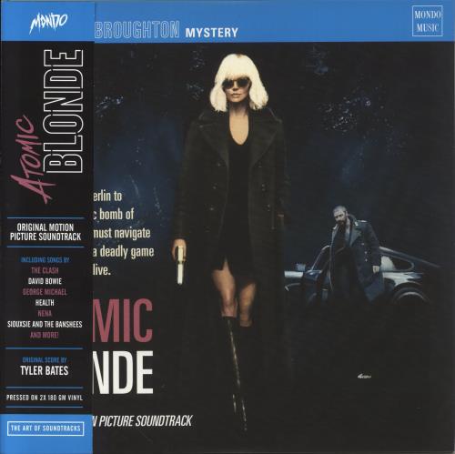 Original Soundtrack Atomic Blonde - Blue and Yellow Swirl Vinyl 2-LP vinyl record set (Double LP Album) US OST2LAT858126