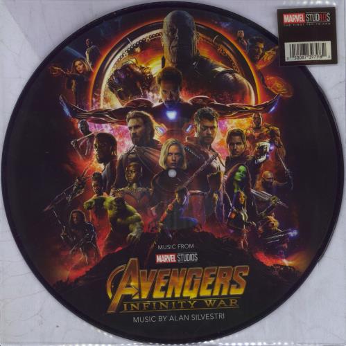 Original Soundtrack Avengers: Infinity War picture disc LP (vinyl picture disc album) UK OSTPDAV828022