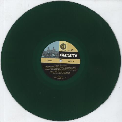 Original Soundtrack Awaydays II: The Best Fringe Flicking Tracks - Green Vinyl vinyl LP album (LP record) UK OSTLPAW811925