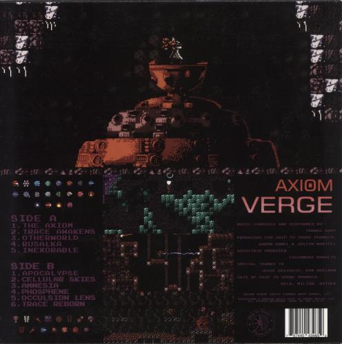 Original Soundtrack Axiom Verge - Orange Translucent with Red Swirl Vinyl vinyl LP album (LP record) US OSTLPAX858116