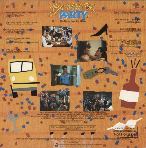 Original Soundtrack Bachelor Party vinyl LP album (LP record) UK OSTLPBA574943