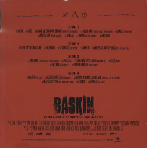Original Soundtrack Baskin - Clear with Red Splatter Vinyl 2-LP vinyl record set (Double LP Album) UK OST2LBA888139