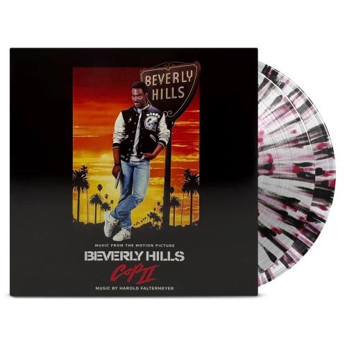 Original Soundtrack Beverly Hills Cop II - Clear w/Black & Pink Splatter Vinyl - 45RPM - Sealed 2-LP vinyl record set (Double LP Album) US OST2LBE877016