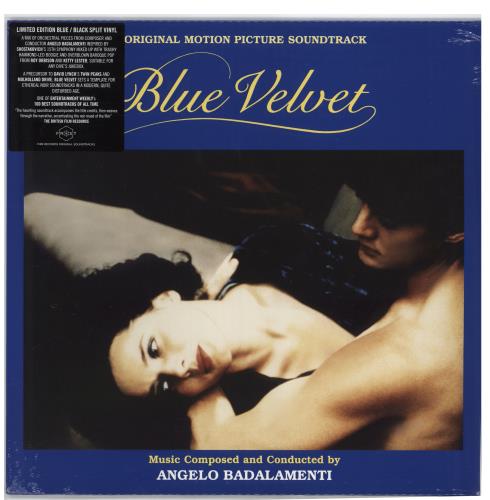 Original Soundtrack Blue Velvet - Blue & Black Split Vinyl - Sealed vinyl LP album (LP record) US OSTLPBL778172