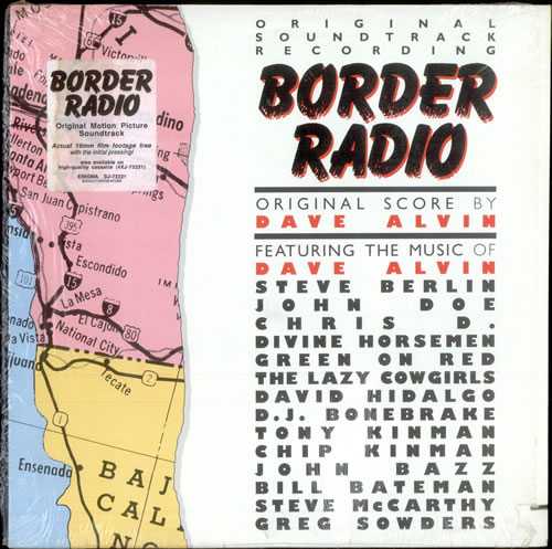 Original Soundtrack Border Radio vinyl LP album (LP record) US OSTLPBO516271