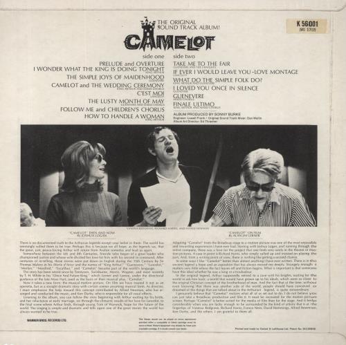 Original Soundtrack Camelot vinyl LP album (LP record) UK OSTLPCA321936