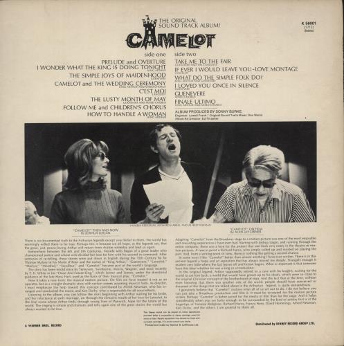 Original Soundtrack Camelot vinyl LP album (LP record) UK OSTLPCA892127
