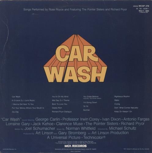 Original Soundtrack Car Wash 2-LP vinyl record set (Double LP Album) UK OST2LCA892912