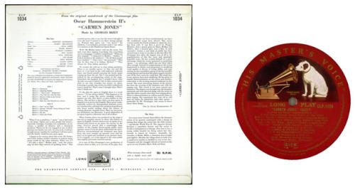 Original Soundtrack Carmen Jones - 1st vinyl LP album (LP record) UK OSTLPCA533276